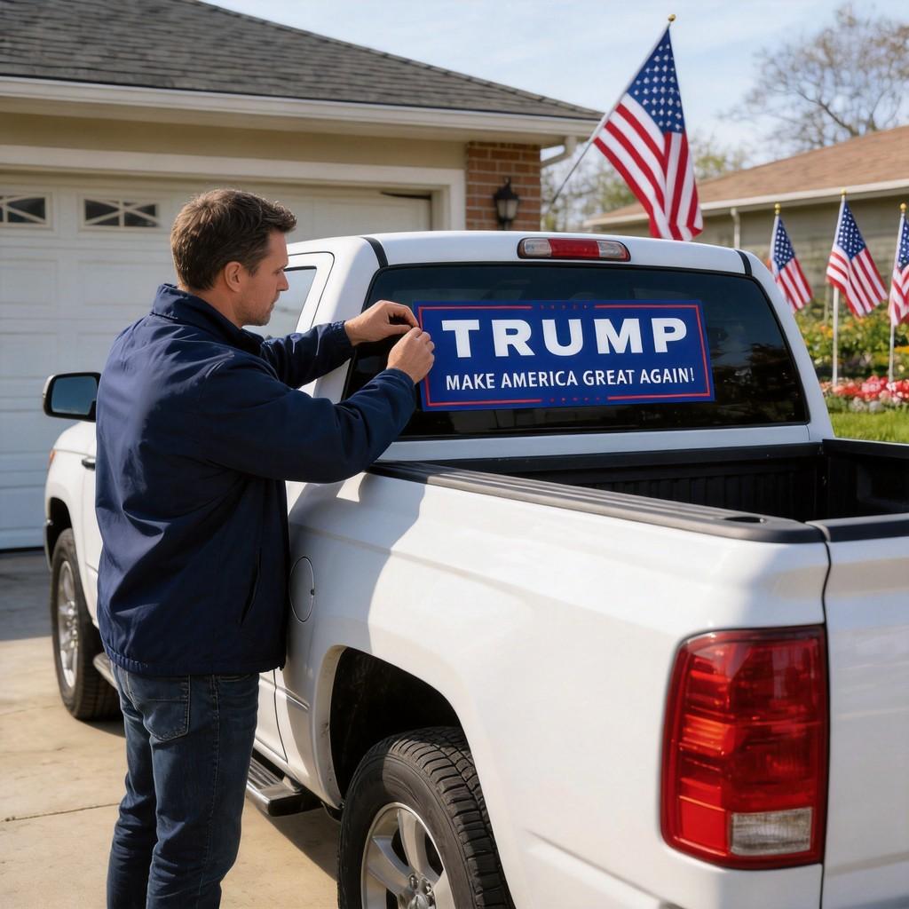 Trump Make America Great Again Vinyl Autoaufkleber Packung für LKWs und Fahrzeuge
