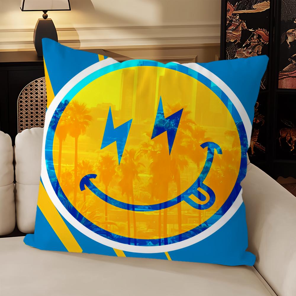 American Football Living Room Headboard Bedroom Office Cushion Cushion Sofa Nap Time Los A-Angeles C-Chargers Pillow Case