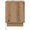 Nightstand Set of 2 Artisan Oak Finish 44 x 34.5 x 45 cm Engineered Wood