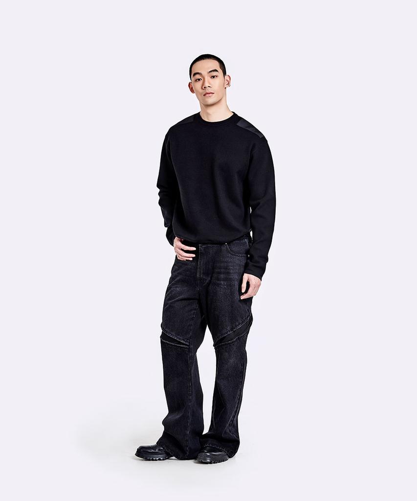51Peosenteu Devils Denim Pants - Washed Black