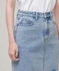Musinsa Standard Woman Women'S Denim Mini Skirt [Light Indigo]