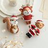 Plastic Fox Bear Pendant Colorful Christmas Resin Pendant Christmas Tree Decoration  Xmas