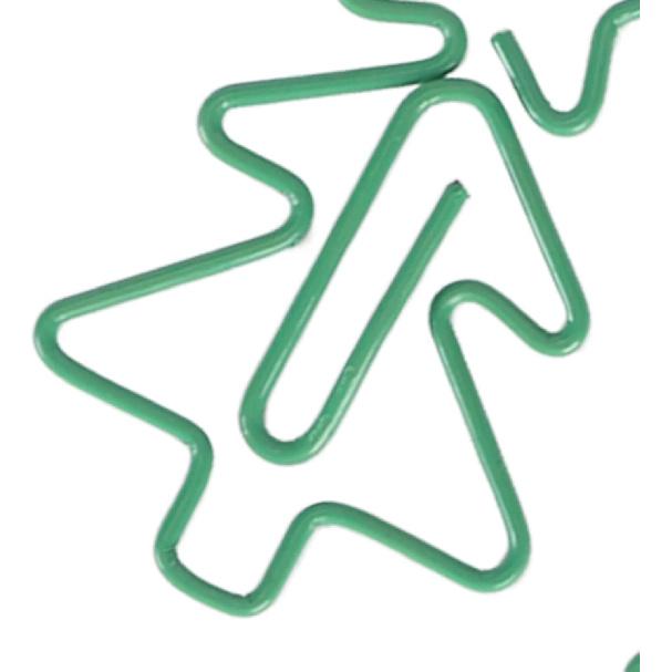 

100 шт. Скрепки для бумаги, Забавные скрепки в форме елки, Зеленые закладки, Зажимы для планера, Офисные принадлежности, Свадебное украшение