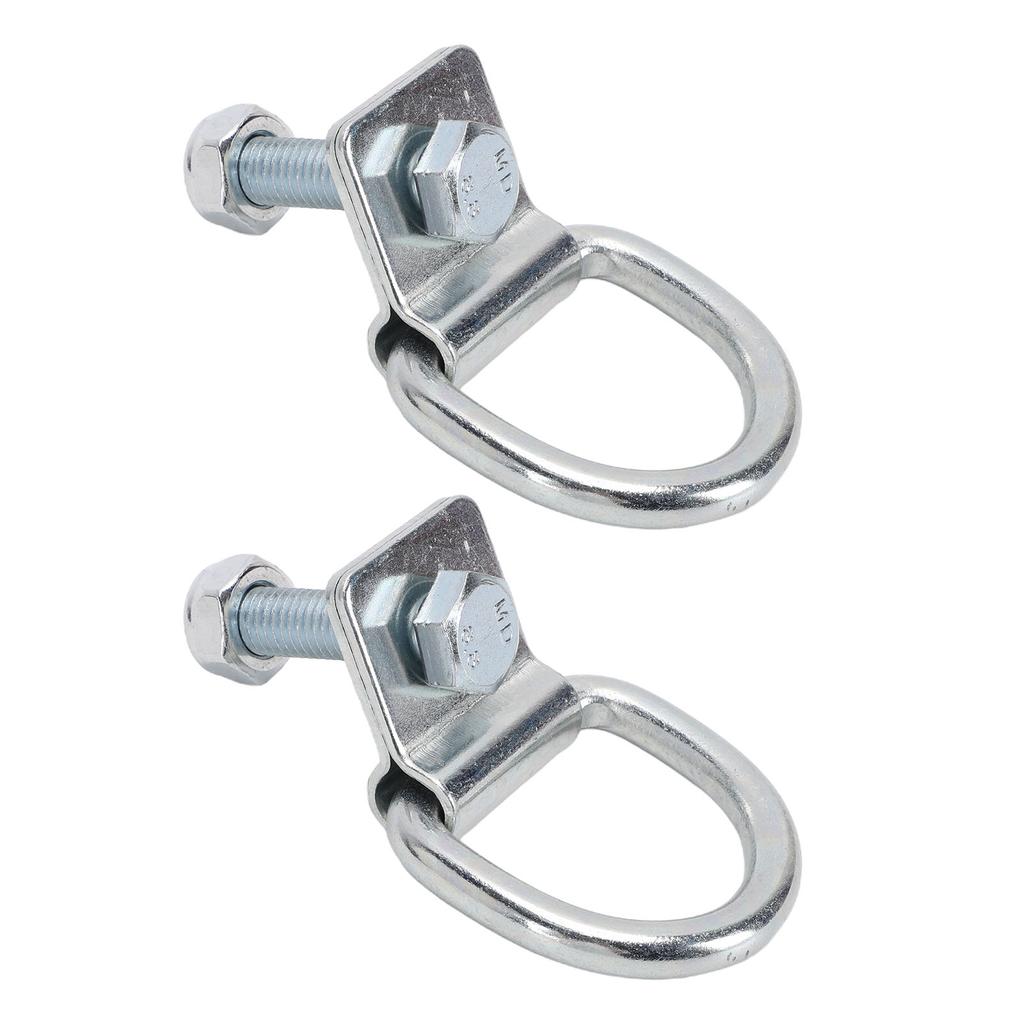 Trailer Tie Down Hook Heavy Duty Screw Fixed 10mm Thickness High Strength Steel Truck Cargo Tie Down Hook