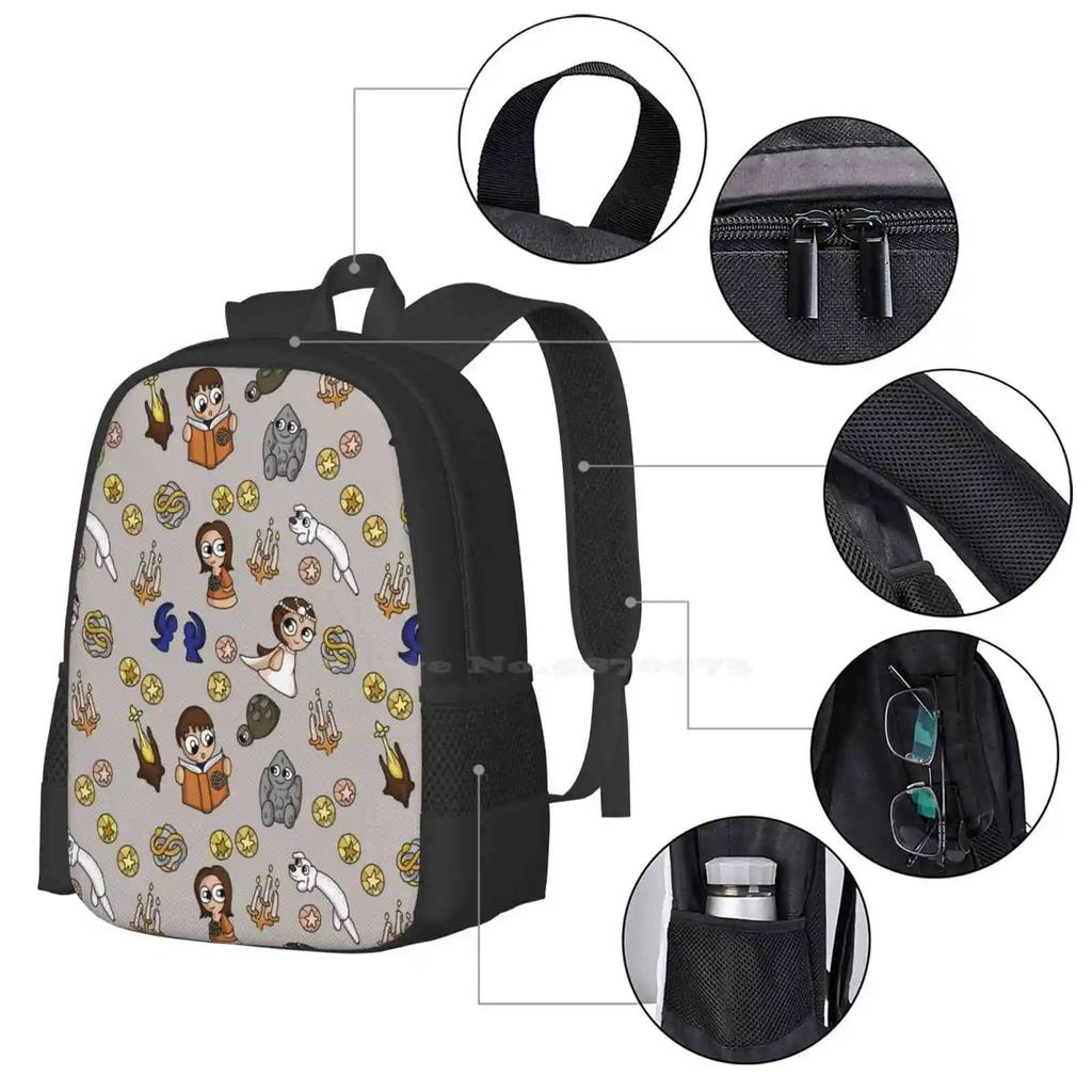 Neverending Story Bits Pattern Design Bagpack School Bags The Neverending Story The Never Ending Story Atreyu The Childlike