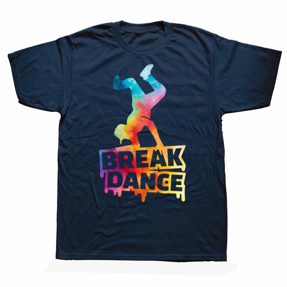 Harajuku Hip Hop Funny Break Dance Graphic T Shirts Streetwear Short Sleeve Breakdance Man T-shirt Loose Casual Women Clothing