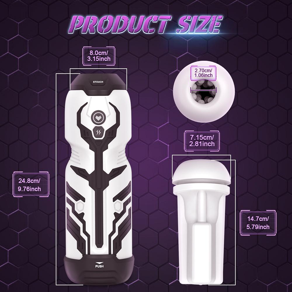 Automatic Male Masturbator Sucking Machine Vibration Blowjob Silicone Masturbation Cup Adult Goods Sex Toy for Men 18+