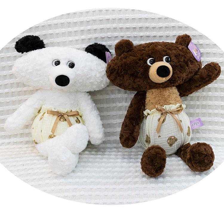 Hammer Series Cute Bear and Cat Figure Plush Toy Set