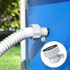 Adaptor pentru furtun, de înaltă durabilitate, din plastic rezistent la rugină, pentru pompa de filtru de piscină, Adaptor de conversie a furtunului pentru INTEX