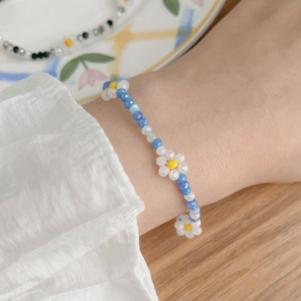 

Браслет из бисера Blue City Twinkle Mini Flower Flower Flower, 6 цветов