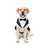 Large Dog Tuxedo Costume with Detachable Collar Wedding Dress for Medium To Large Dogs Suitable for Golden Retrievers And Labrad