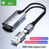 Biaz 4K HDMI Video Capture Card for Switch, NS, PS5/4, Game Consoles, Phones, Cameras