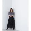 Natural Beauty Basics Shaggy Knit Sweater for Women Off-the-Shoulder
