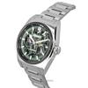 Ingersoll Vert Stainless Steel Green Skeleton Dial Automatic I14304 Men's Watch