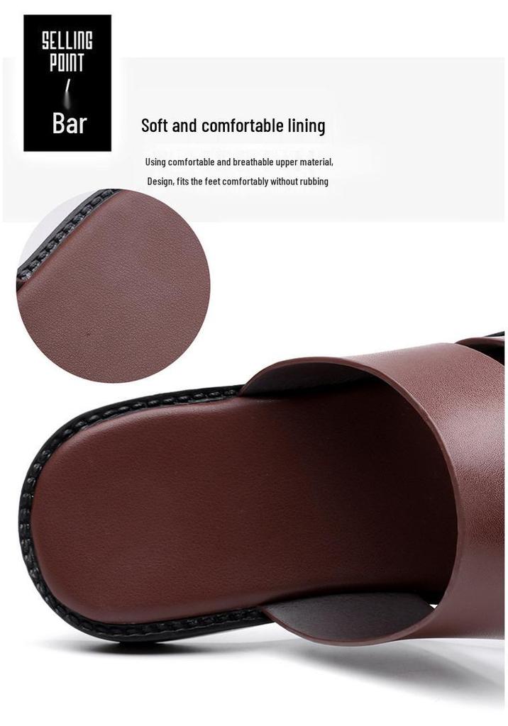 Men's 2025 Summer Casual Non-slip French Flip-flops for Beach & Outdoor Use
