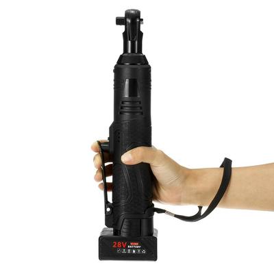 Efficient Electric Wrench Angle Drill Screwdriver 3/8'' Cordless Ratchet Wrench Scaffolding With Lithium-Ion Battery New