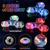 Crystal Luminous Fidget Spinner LED Light up Sensory Fidget Toys for Kids Adults ADHD Stress Anxiety Relief Toys Party Supplies