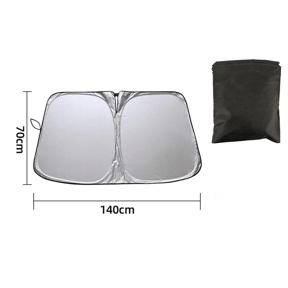 1pc Car Windshield Sun Shade Cover Foldable Front Window Sun Visor Blocks UV Refletive Car Parasol Sunshade Protector CoverWindshield Sunshades 1