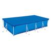 Rectangular Pool Cover PE Rectangle Frame Swimming Pool Cover for Outdoor Paddling Above Ground Pool Garden Swimming Pool Cover