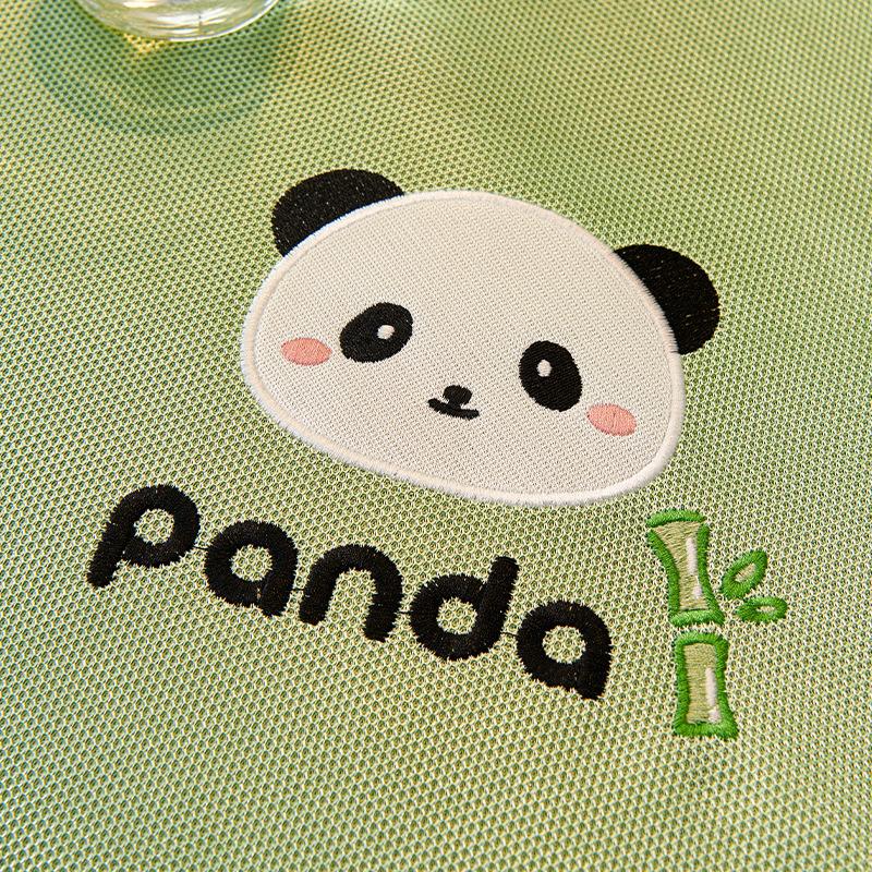 New Ice Silk Sofa Cushion, Summer Cartoon Sofa Mat, Fixed Non-Slip One-Piece Sofa Cushion