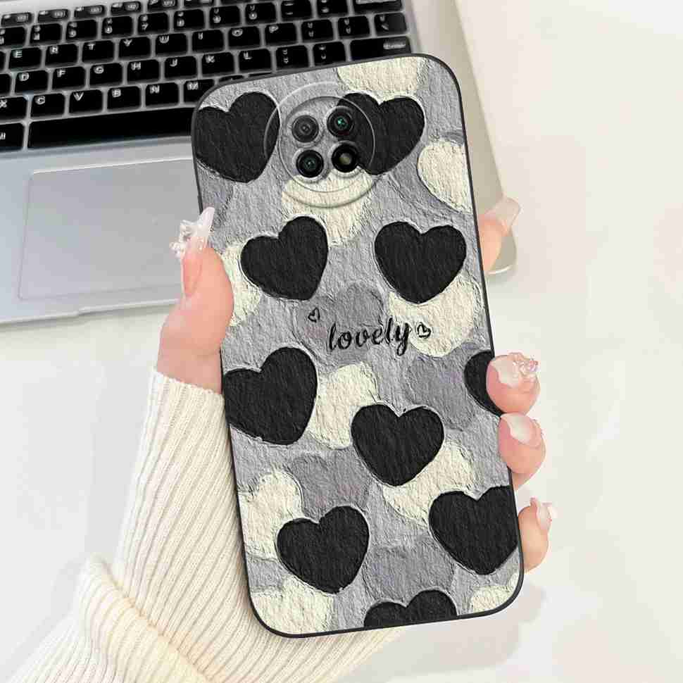 For Redmi Note 9 5G M2007J22C Case Cartoon Rabbit Soft Silicone Matte Cover For Xiaomi Redmi Note9 5G 6.53" Flower Shell Capa