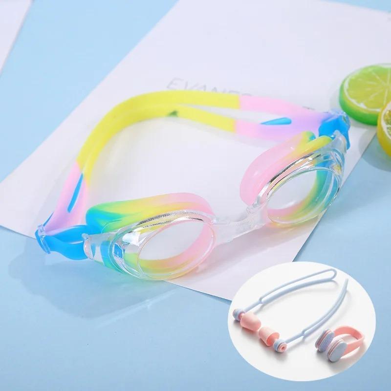 Professional Swimming Goggles UV Protection Silicone Glasses Adjustable Swimming Eyewear Soft Waterproof Comfortable M3Q8
