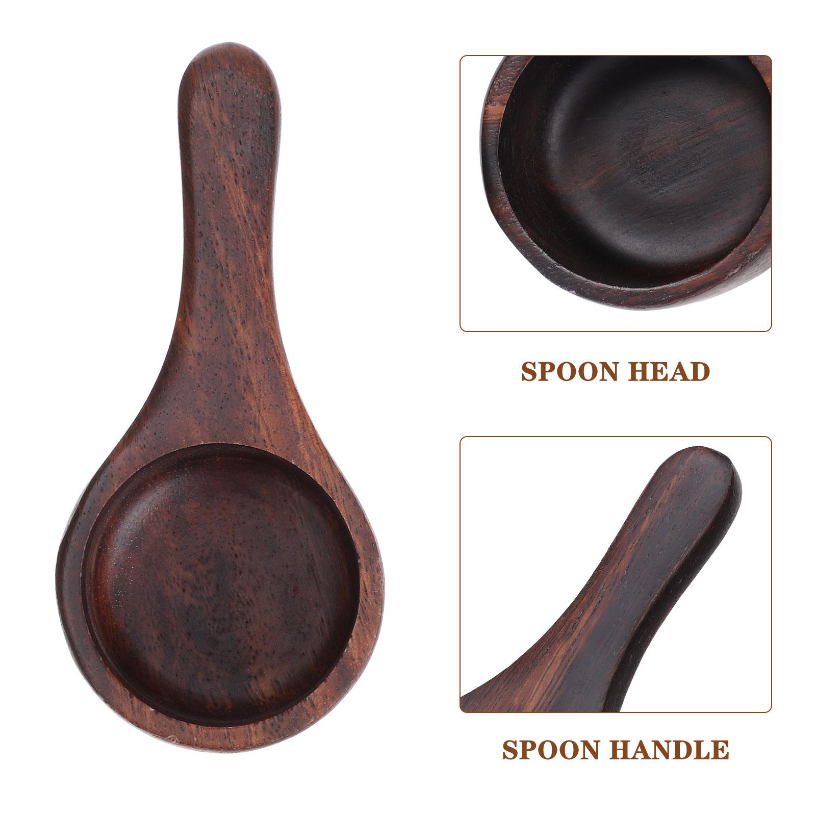 

Ложка для женьшеня Кофейные ложки Совок Деревянный Сухое молоко Кухонный сервировочный половник Мерный 10.00X5.00X4.00CM