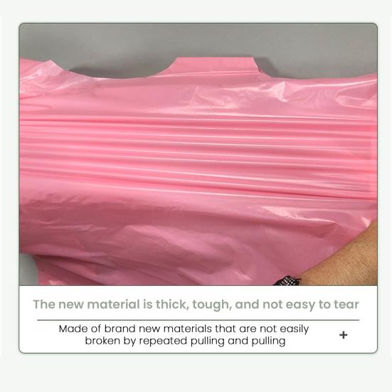 Yousheng 25 szt. Torby na zakupy spożywcze ze wzmocnionymi uchwytami, mocne, o dużej nośności, wielofunkcyjne, jednorazowe worki na śmieci