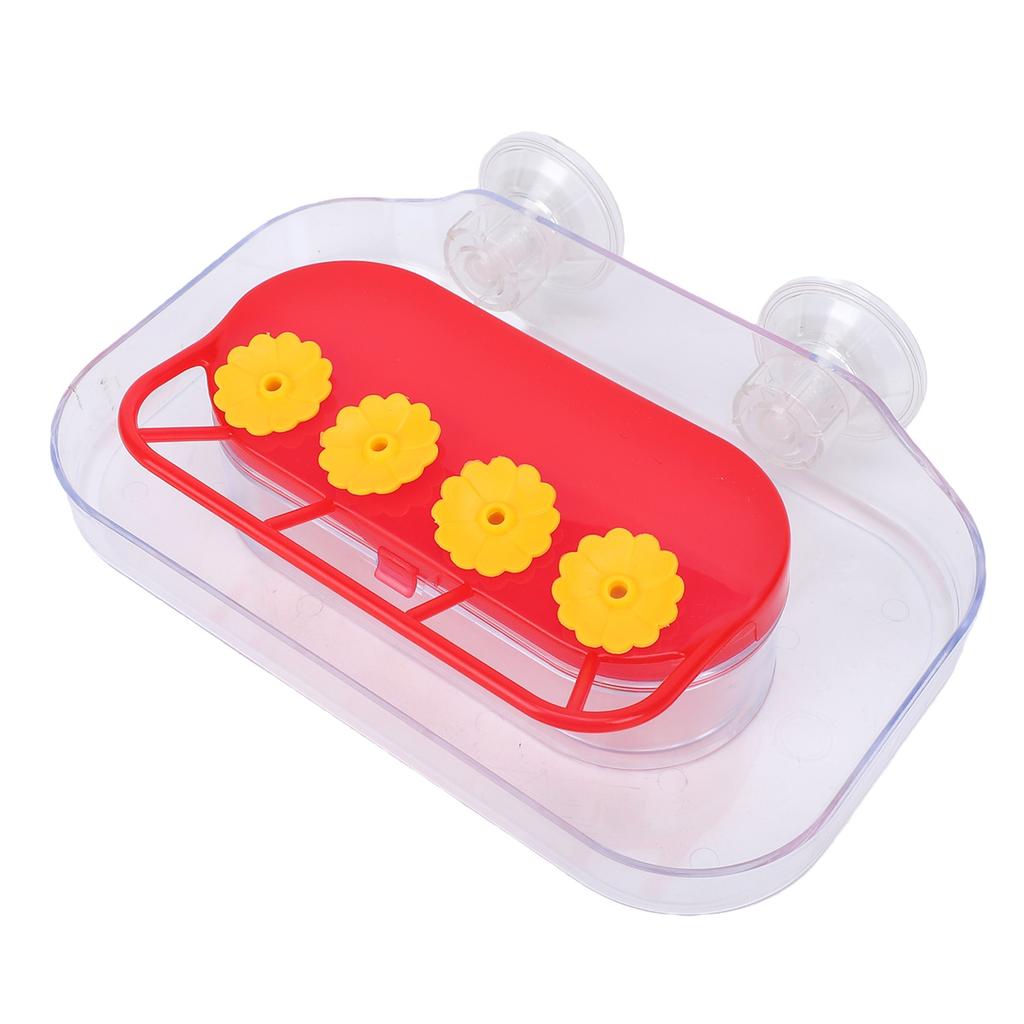 Suction Cup Bird Water Feeder Bird Water Drinker Refillable Window Feeder for Viewing Bird Watching