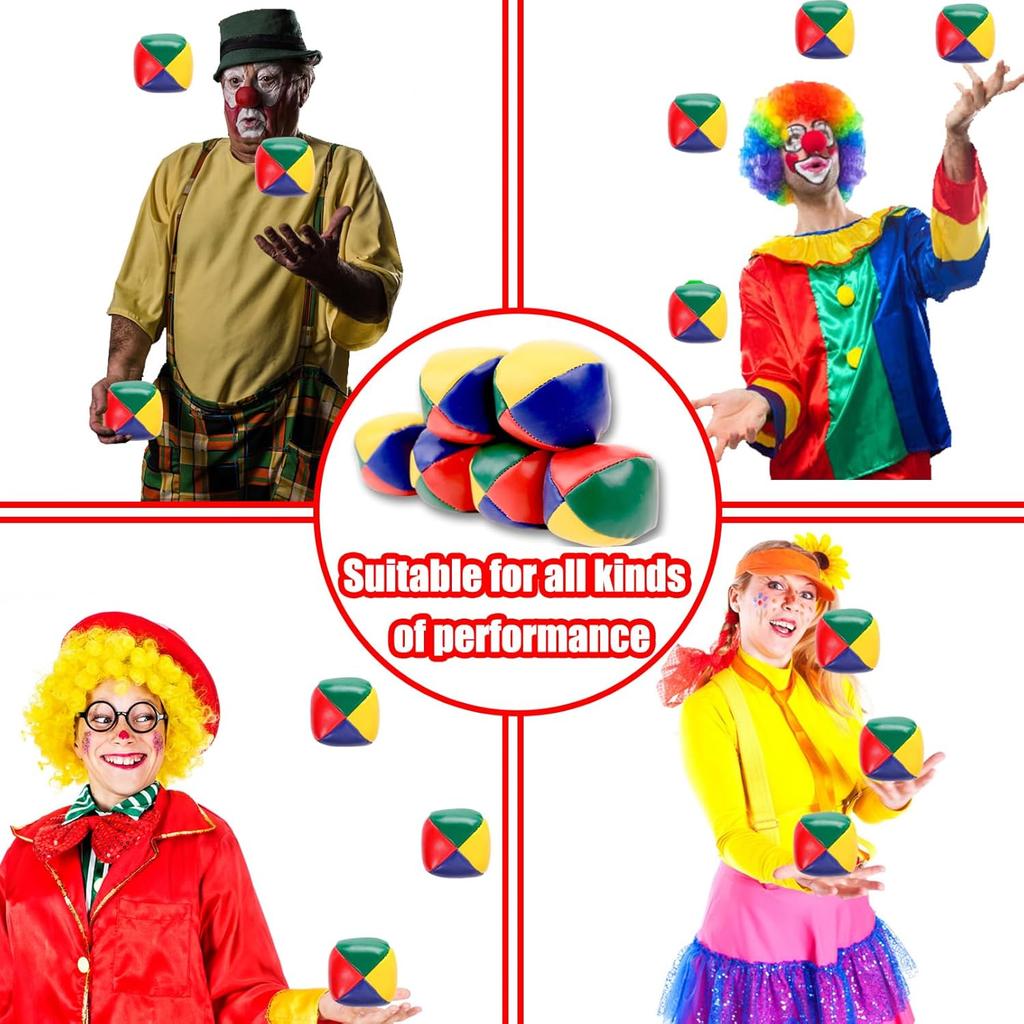 1/3/6Pcs Juggling Balls for Beginners Soft Juggle Ball Kit Easy-to-Handle Mini Juggling Balls Perfect for Fun and Stress Relief