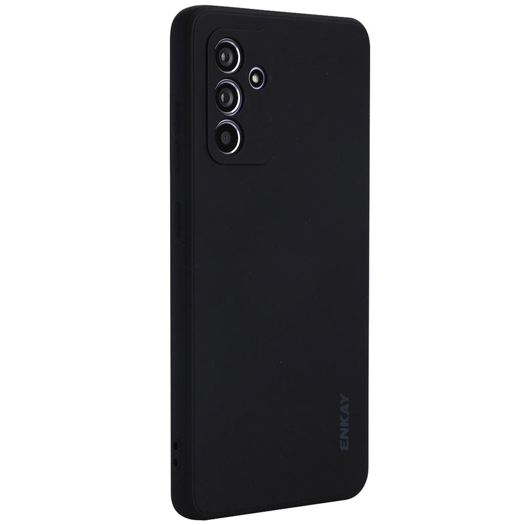 ENKAY HAT PRINCE Für Samsung Galaxy A35 5G Hülle Kratzfeste Silikon Handyhülle Gerade Kante