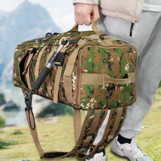 Taška na rybářské vybavení Velkokapacitní batoh s kapsami na pruty Vodotěsná Oxfordská tkanina Rybářský batoh Všestranný organizér na rybářské vybavení