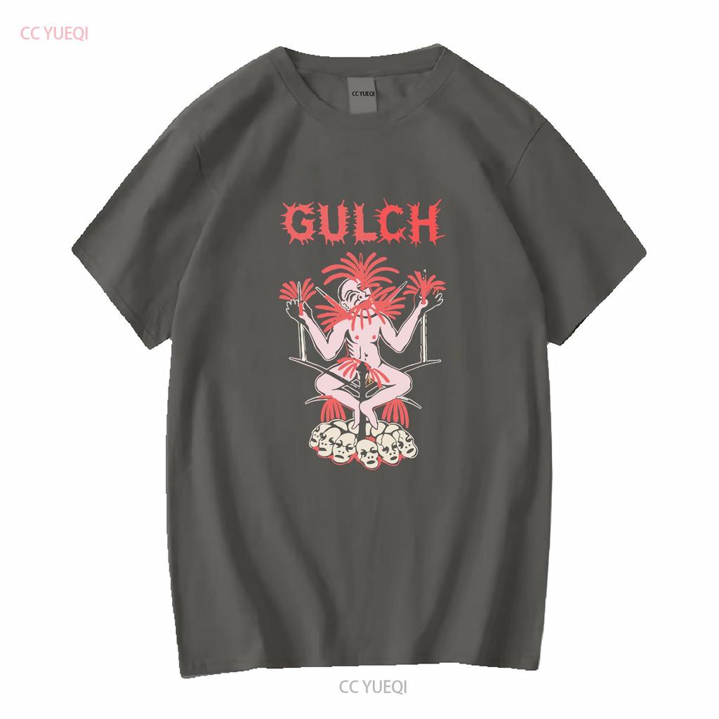 Gulch Band Camp Violenza Per Un Motivo Maglietta classica in cotone nero S 5XL PT92 vintage Lavata Alla Moda abiti firmati