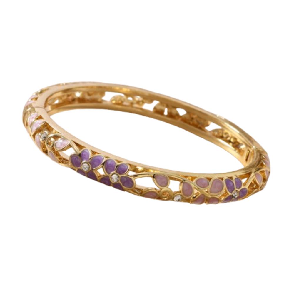 Traditional Vintage Cloisonne Bangle Enamel Women's Hand Bracelet  Jewelry Gifts