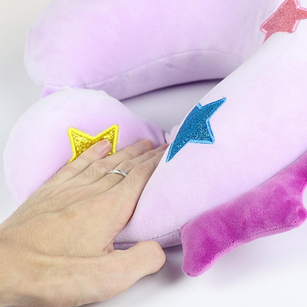 Travel Pillow for Kids Memory Foam Neck Support Pillow Washable Portable Travel Pillow for Plane Car Train Bus