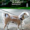 Windproof Dog Raincoat Transparent Dog Clothing for Rainy Days Walking Pet Poncho  Dog Supplies