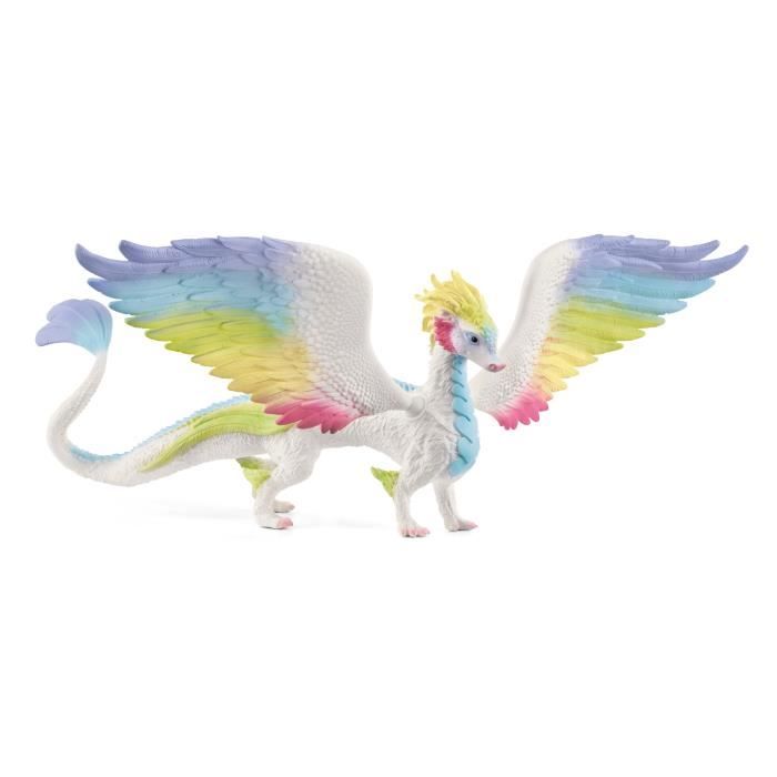 Figurine Dragon arc-en-ciel, dès 5 ans, Schleich 70728 Bayala, 34 x 23 x 11 cm