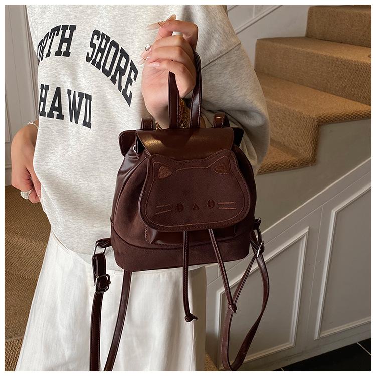 Children's Cute Cat Cartoon Backpack: Fashionable, Versatile, and Girly Style