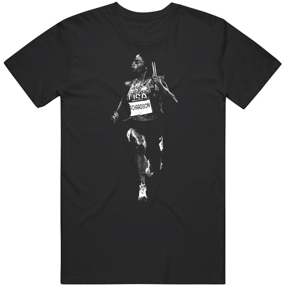 

Sha Carri Richardson Silhouette Gold Medal Run v3 T shirt L