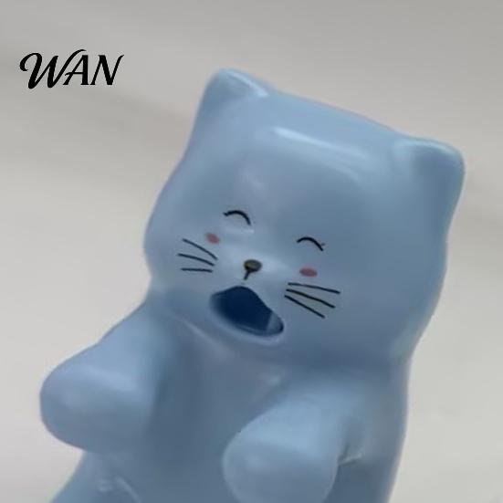 Hot Drink Cooler Cup Edge Clip-on Mini Fan Cartoon Animal Cooling Rechargeable Cat Bear Shaped Drinks Coffee Tea Meals Dishware Food