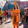 Buntstift Cosplay Kostüm Für Erwachsene Mit Polyesterstoff Für Halloween-Partys