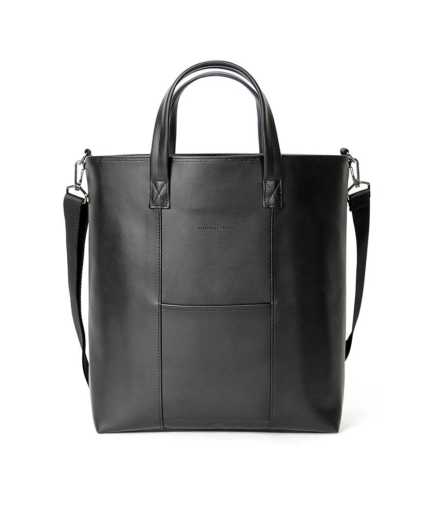 National Publicity Modesto Hq Leather Crossbody Tote Bag