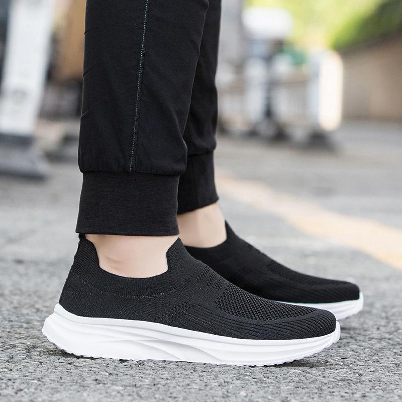 Herren Vielseitige Mode Mesh Slip-On Sportschuhe 2025 - Atmungsaktiv, Geruchsfrei Freizeitfußbekleidung