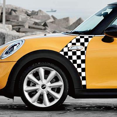 2 Stücke Union Jack Styling Auto Kotflügel Platte Aufkleber Aufkleber Scuttles Trim Dekoration Für Mini Cooper F55 F56 Auto Tuning