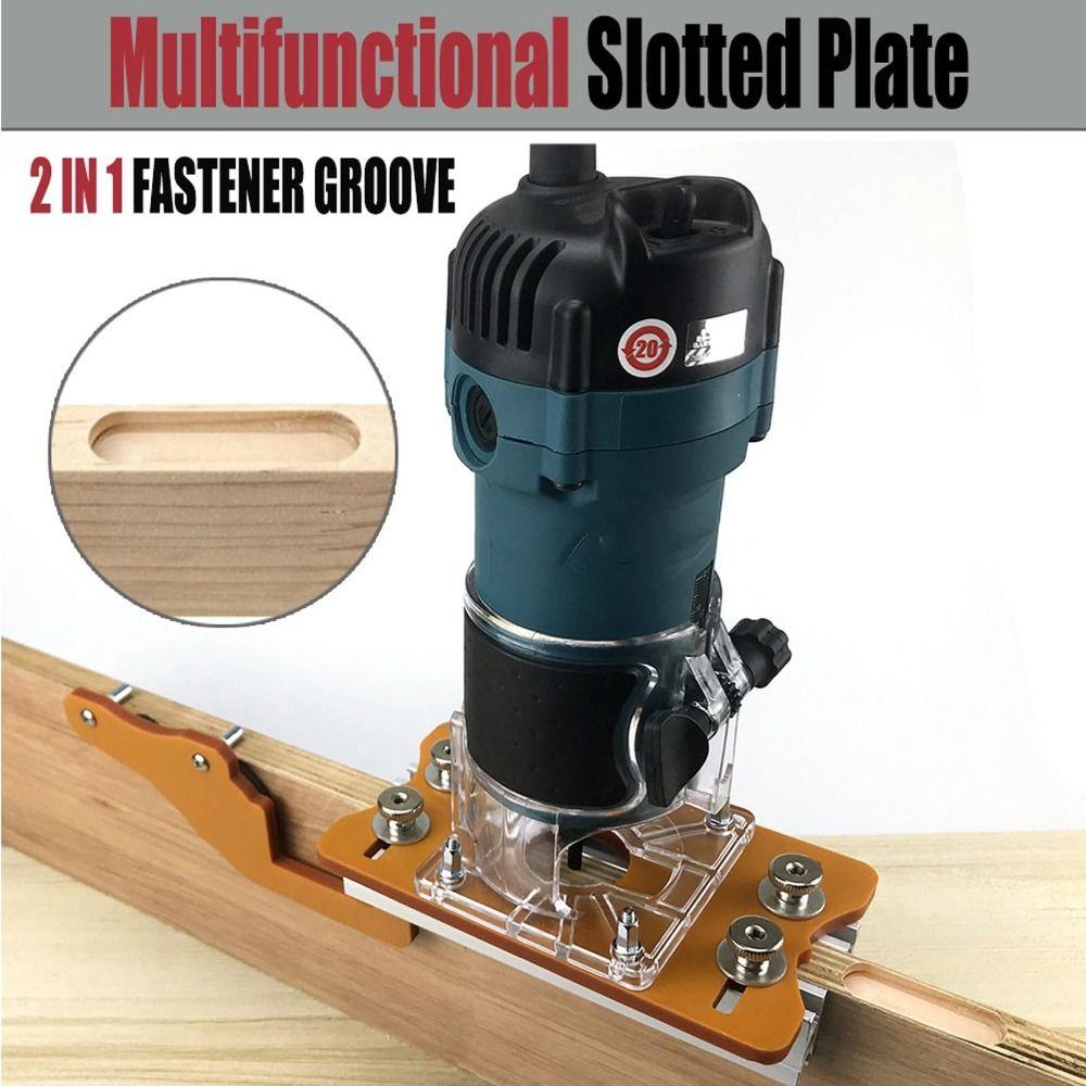 Invisible Fasteners Router Slotting Locator Woodworking Slotting Bracket  Furniture