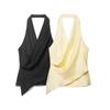 Top bustier en satin de soie mode euro-américain Printemps 2026