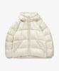 Vera Piuma Sheer Winter Down Jacket Ivory