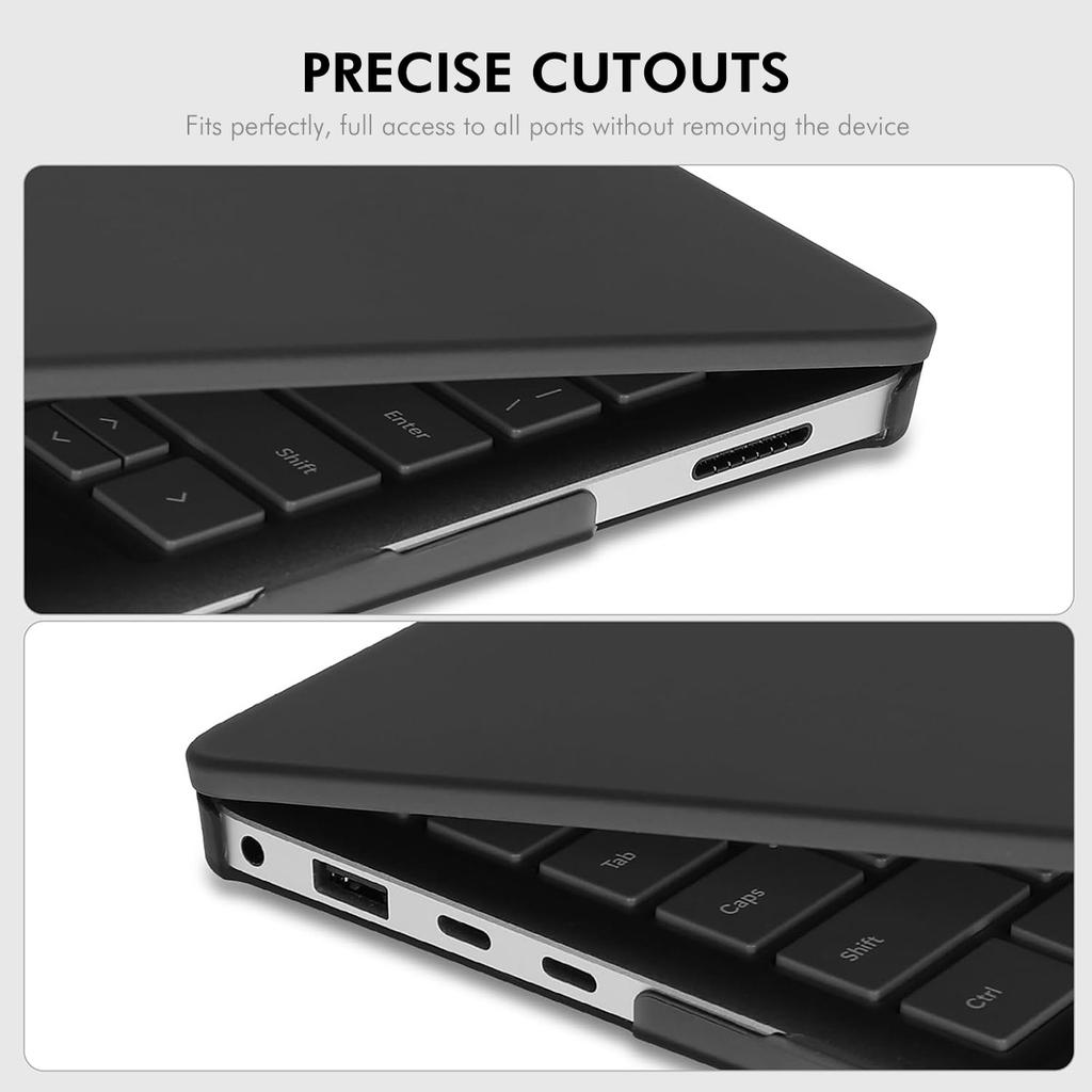 ENKAY HAT PRINCE For Microsoft Surface Laptop 7 13.8-inch (2036) Matte Laptop Case Hard PC Anti-fingerprint Shockproof Cover