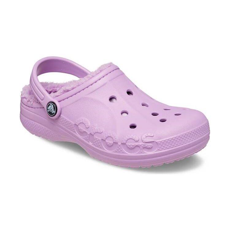 Crocs Comfortable Versatile Non-Slip Kick-Resistant Sandals Kids Sandals Purple 207500-5Q5