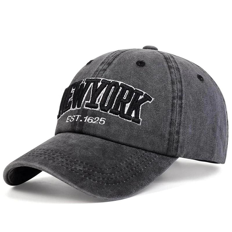 Unisex New York Embroidery Baseball Caps Spring And Autumn Outdoor Adjustable Casual Hats Sunscreen Hat Sports Golf Cap